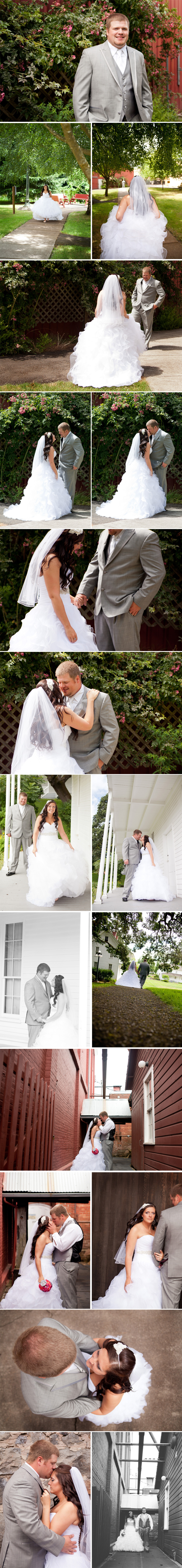 first look and bride and groom