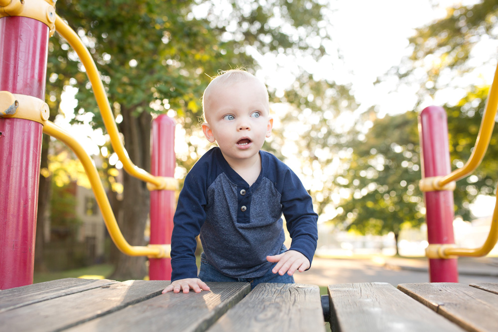 documentary family photography - toddler at the park