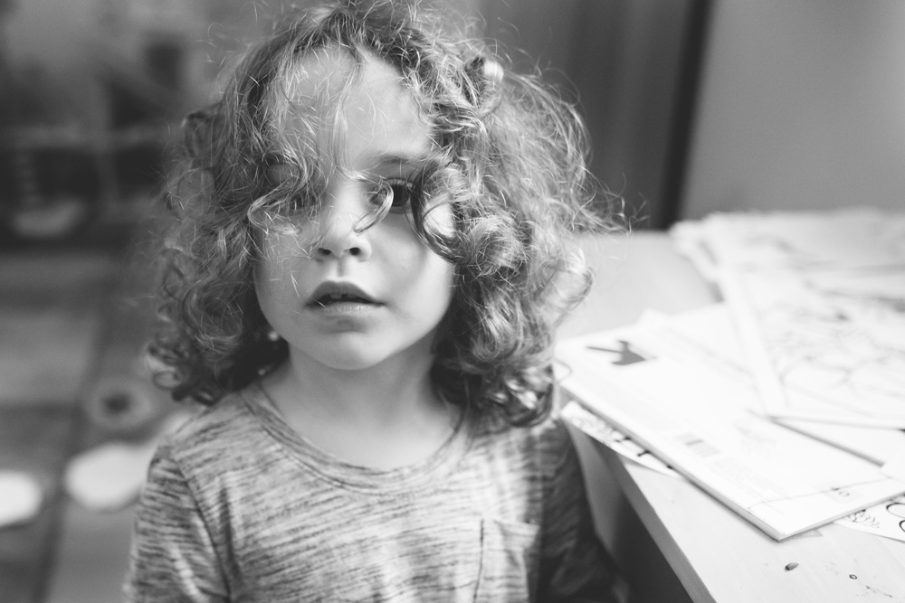 Portland documentary family photography preschooler